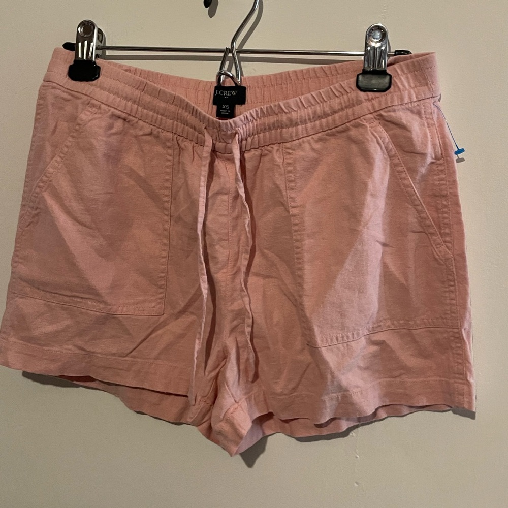 J. Crew Linen-blend Drawstring Shorts XS‎